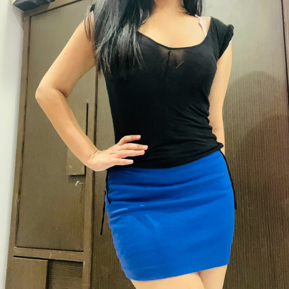 MANGO black tee - Picture 4 of 5